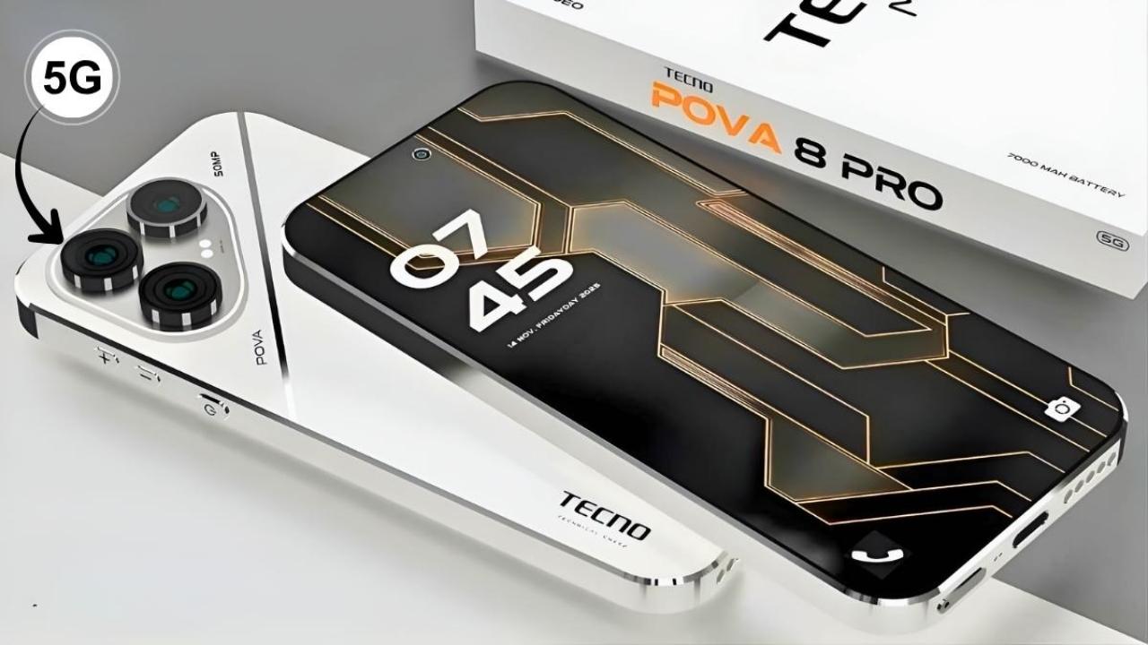 Tecno POVA 8 Pro 5G 2026: Dimensity 7400 Ultra, Batería de 7000mAh, Especificaciones y Precio Actualizado